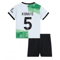 Liverpool Ibrahima Konate #5 Udebane Trøje Børn 2023-24 Kortærmet (+ Korte bukser)